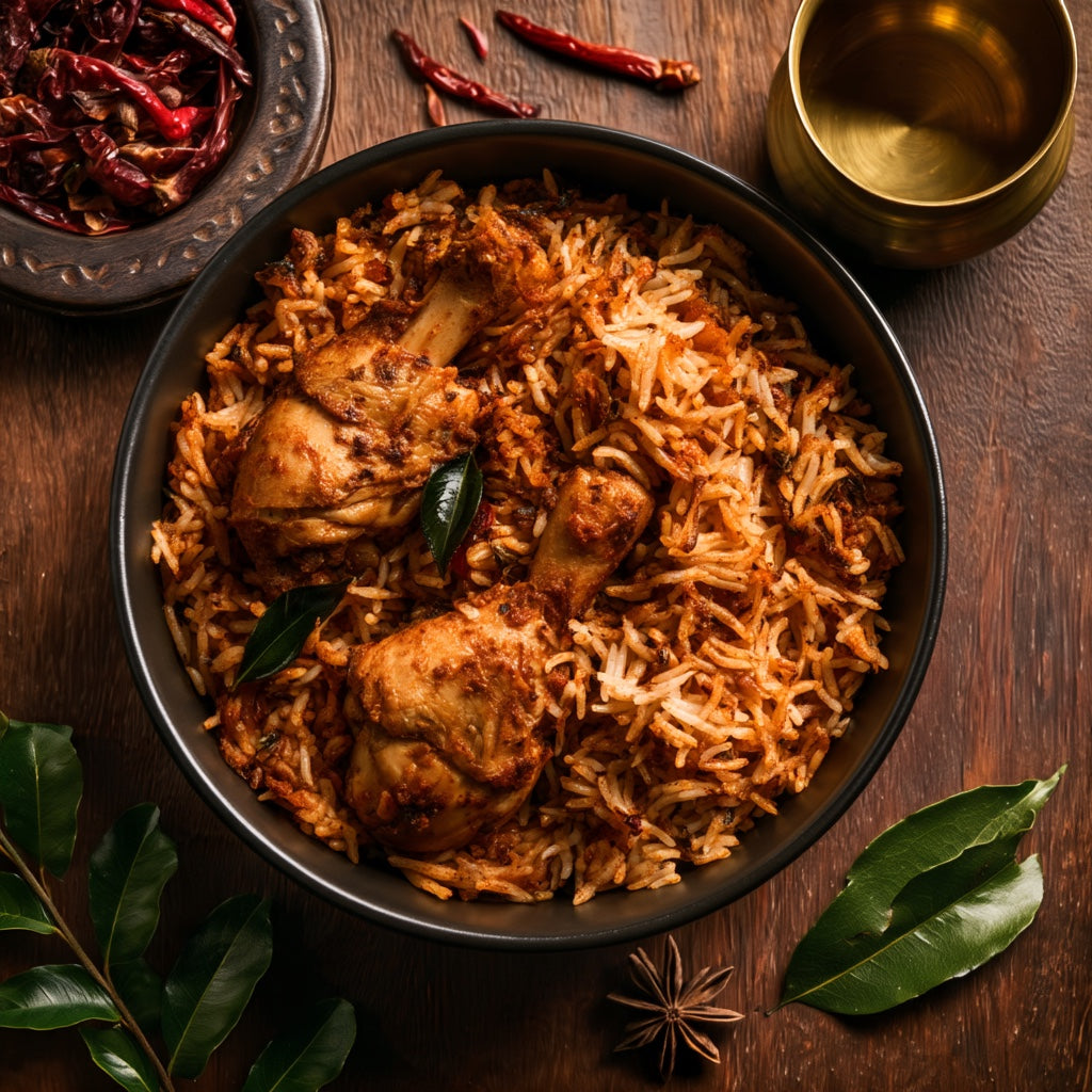 Chettinaad Chicken Biriyani