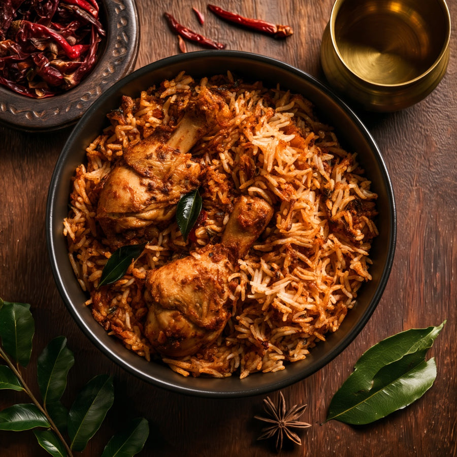 Chettinaad Chicken Biriyani